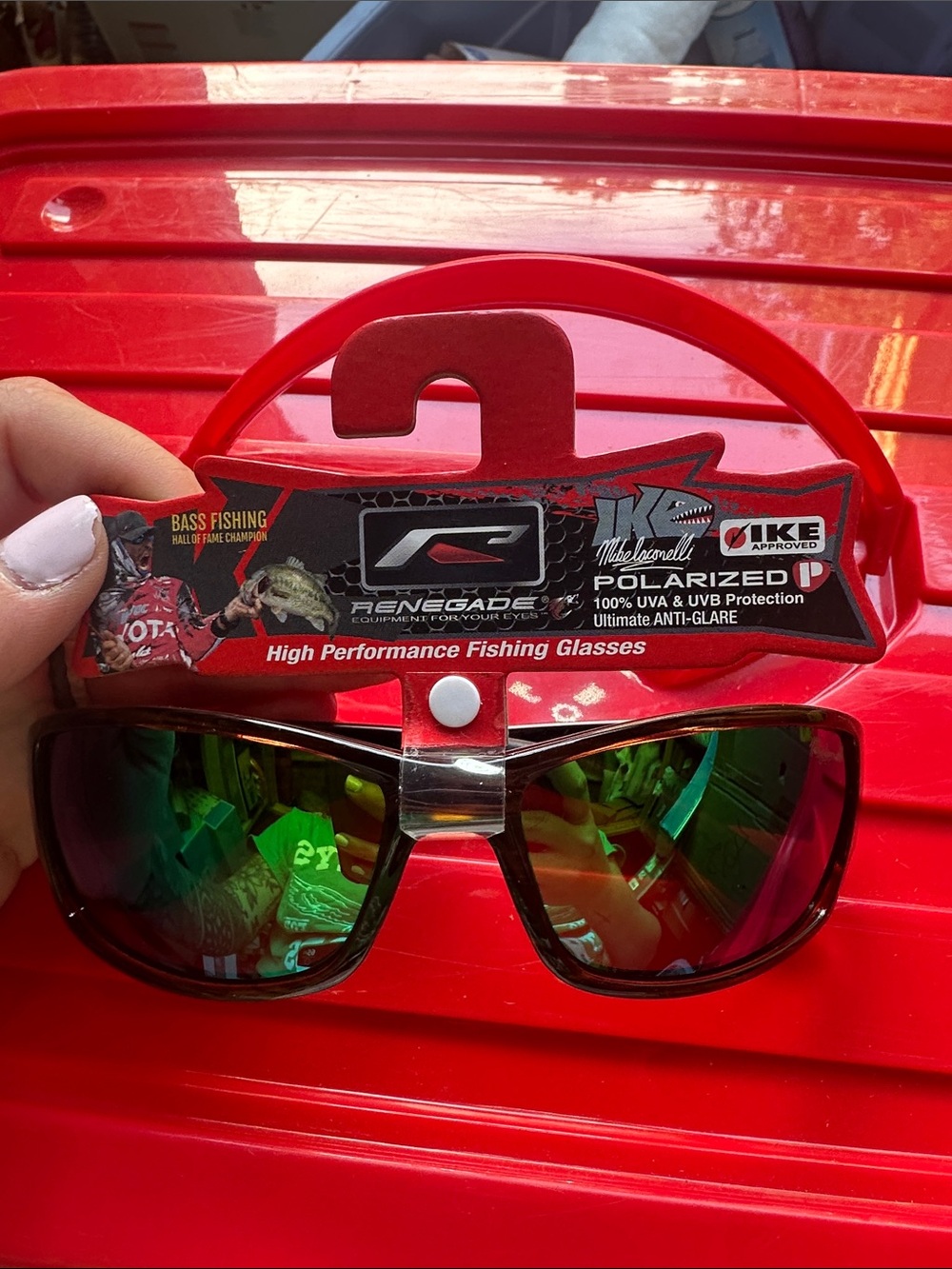 Renegade Polarized Fishing Sunglasses - Green Lens